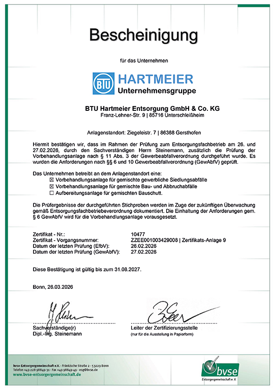vorbehandlungsanalge